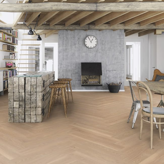 Boen Herringbone Click Adagio Oak Engineered Flooring Live Pure Lacquered
