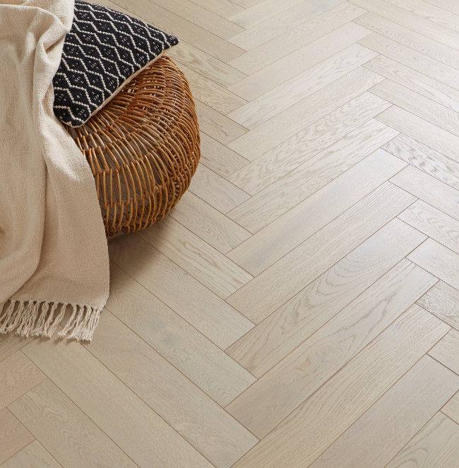 Atkinson & Kirby Heritage Westbury Engineered Herringbone Oak Flooring 20mm