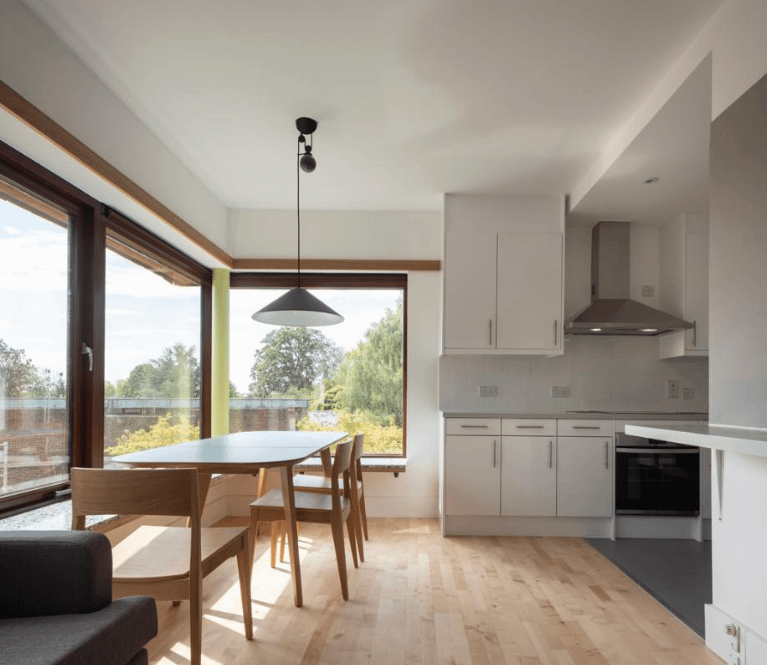 Juckers Maple-flooring-in a kirchen