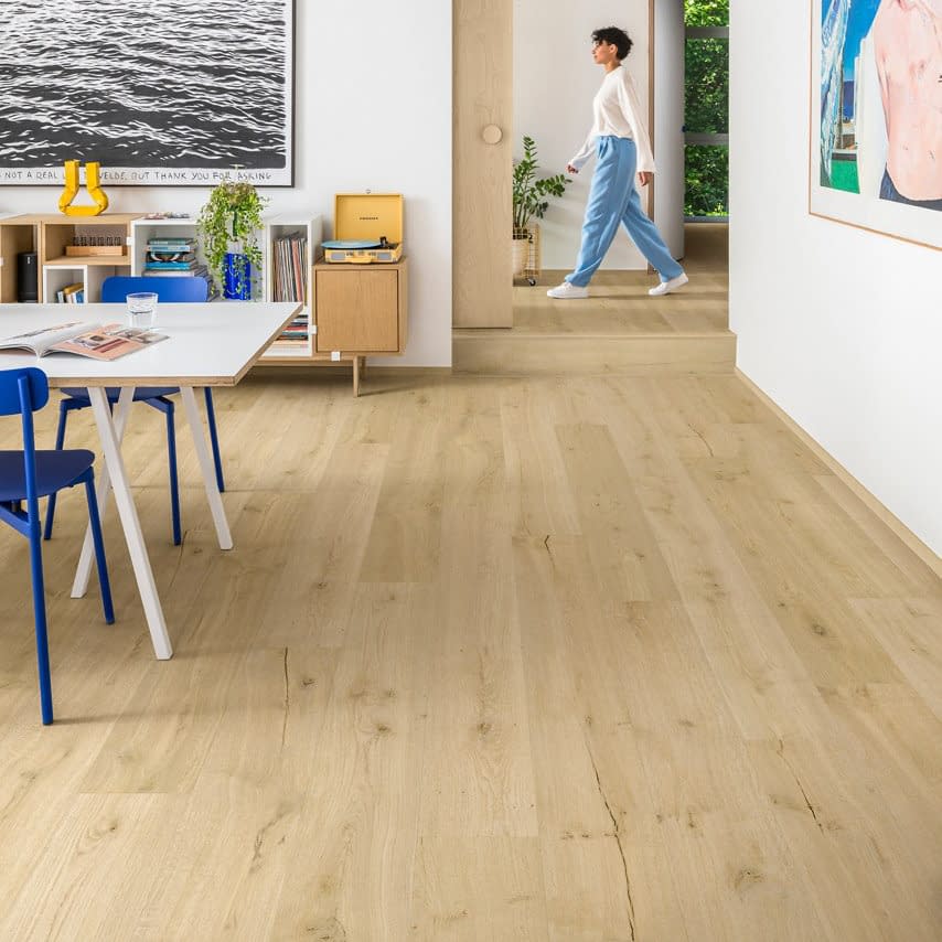 Quick-Step Impressive Cotton Oak Laminate Flooring IM8254