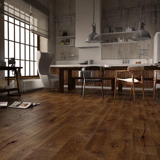 Holt Wykeham Click Stained Oak Floor Matt Lacquered - Image 2