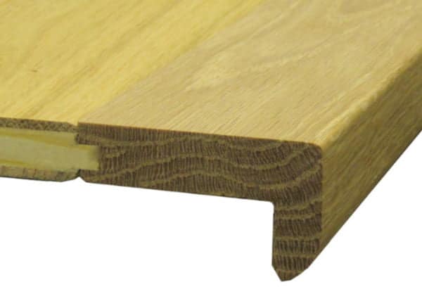 Unfinished 14mm T&G Oak Stair Nosing