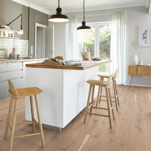 Boen Plank White Vivo Brushed Engineered Oak Live Natural Oiled 181mm