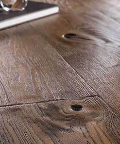 Boen Handcrafted Oak Antique Brown Deep Brushed Live Natural Oil 209mm