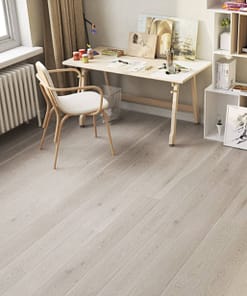 14mm 5G Click Clay Grey Engineered European Oak Flooring Brushed & Lacquered 180mm