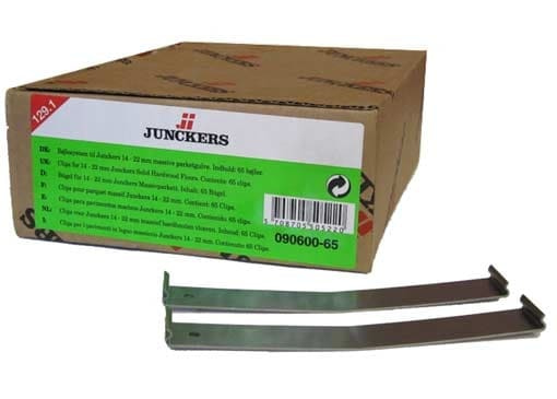 Junckers Clips 129.1mm (Green) One Hole 65 pack