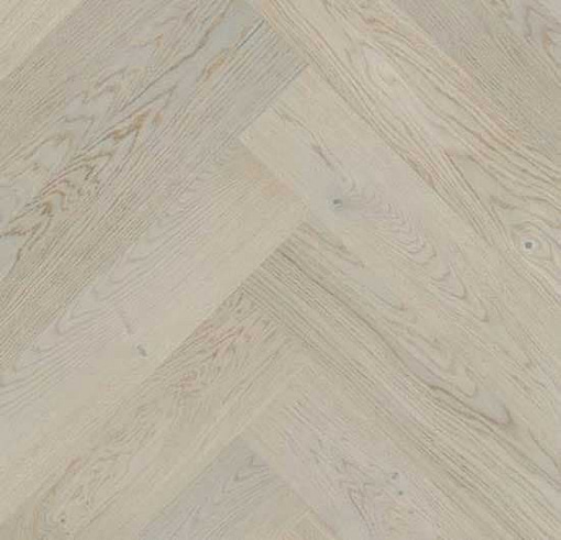 Click Herringbone Engineered Light Grey Oak Flooring Brushed & Matt Lacquer