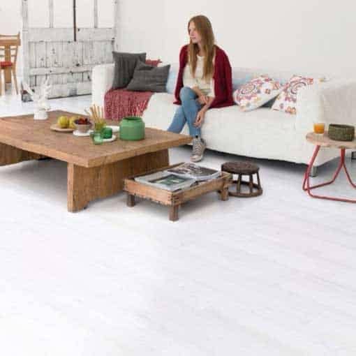 Quick-Step Impressive Ultra White Planks Laminate Flooring imu1859