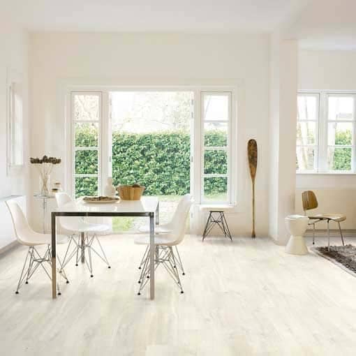 Quick-Step Creo Charlotte Oak White Laminate Flooring