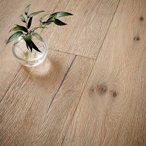 Contemporary Engineered Noma Smoked Oak Flooring Brushed & UV Oil