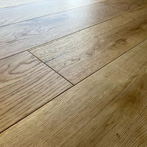 Timba Floor 14mm Rustic Engineered Oak Flooring Brushed & Oiled 190mm Wide