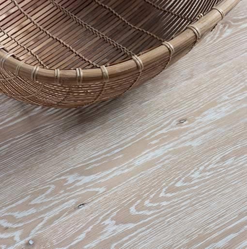 Junckers Plank Frosted White Textured Oak Flooring