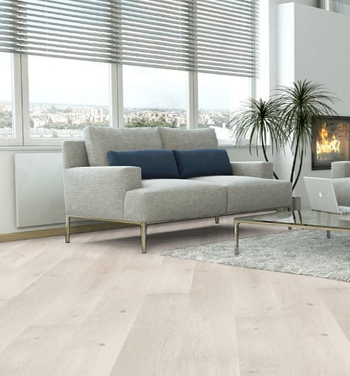 Holt Lewis Cream Click Oak Engineered Flooring Lacquered 207mm