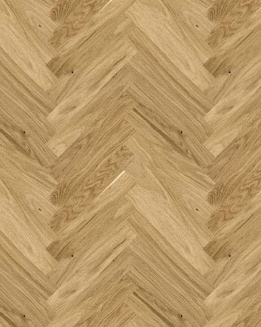 Click Herringbone Engineered Oak Flooring Brushed And Lacquered