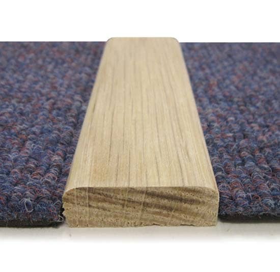Solid Oak Carpet Threshold Flat Strip Wood Flooring Supplies Ltd